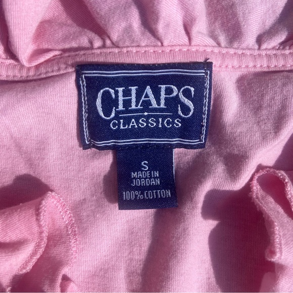 Chaps Classics Ruffle Tee - Picture 2 of 3